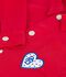 Chaqueta infantil lisa de algod&oacute;n rojo