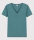 Camiseta L'ICONIQUE con cuello de pico de algodón de mujer