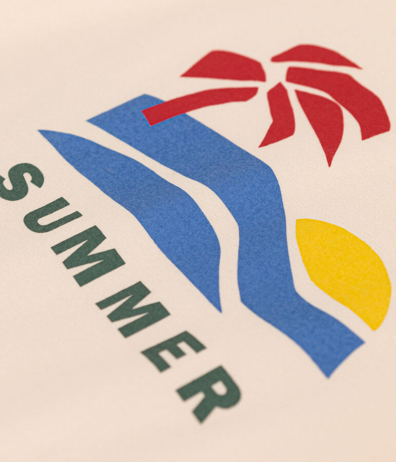 Camiseta estampada de jersey para ni&ntilde;o amarillo AVALANCHE/ NECTAR