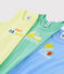 Lote de 3 camisetas de tirantes con estampado de frutas de niño variante 1