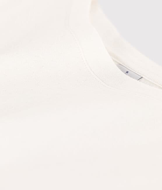 Camiseta LE BOXY de algodón para mujer blanco MARSHMALLOW