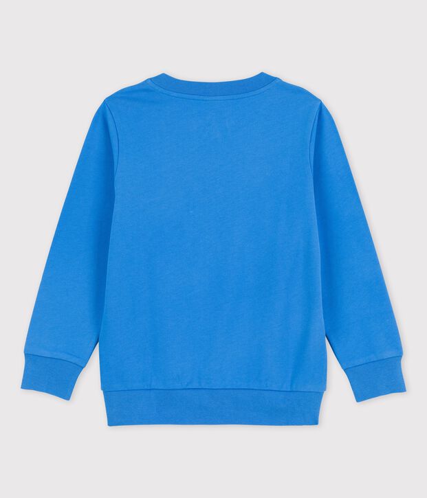 Sudadera de mulet&oacute;n de ni&ntilde;o azul