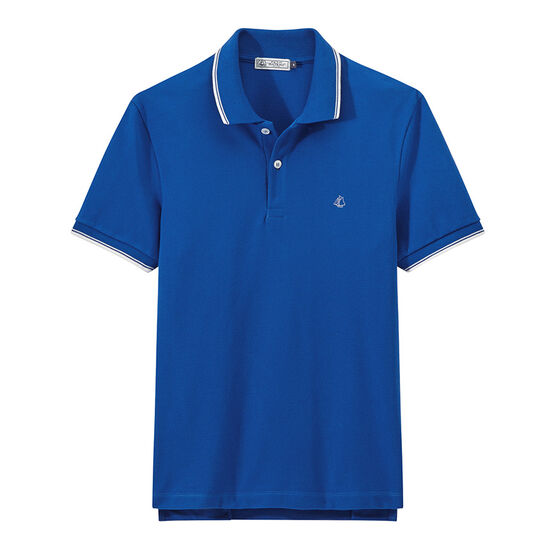 Polo manga corta para hombre azul RIYADH
