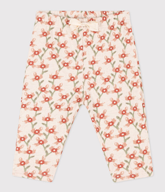 Pantalón de túbico acolchado estampado para bebé blanco AVALANCHE/ MULTICO