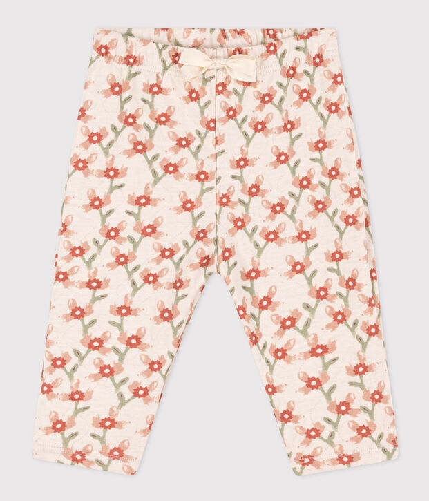 Pantal&oacute;n de t&uacute;bico acolchado estampado para beb&eacute; crudo/multicolor