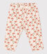 Pantalón de túbico acolchado estampado para bebé
