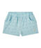 Short bebé de niña con bordado inglés azul MIMI