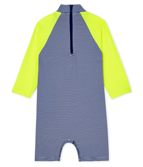 Mono ecorresponsable para bebé niña/niño azul SURF/blanco MARSHMALLOW