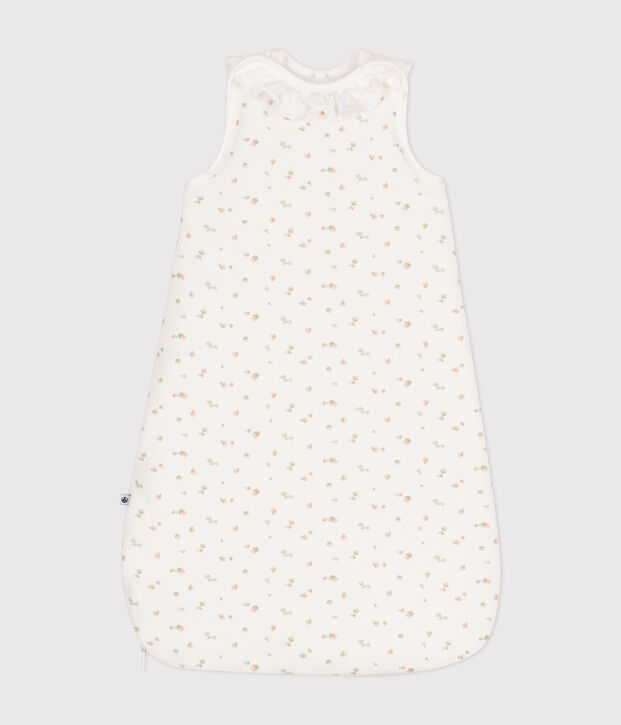 Saco de flores de terciopelo para beb&eacute; TOG 3 blanco/multicolor