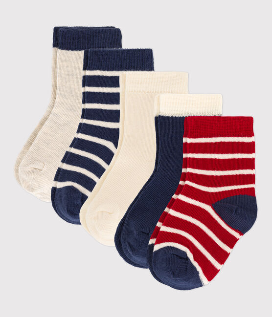 Juego de 5 pares de calcetines para bebé variante 1