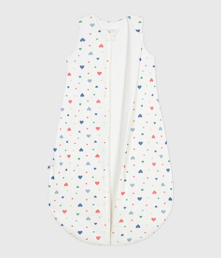 Saco para beb&eacute; de algod&oacute;n con estampado de coraz&oacute;n TOG 2 blanco/multicolor