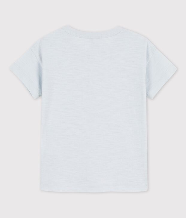 Camiseta de manga corta para ni&ntilde;o/ni&ntilde;a azul