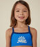 Traje de baño de 2 piezas de niña azul SURF