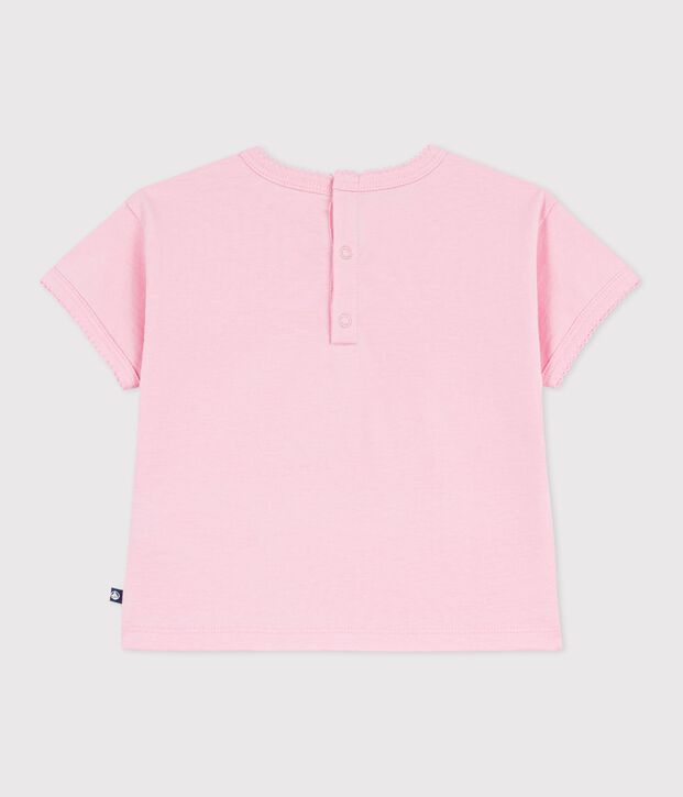 Camiseta de algod&oacute;n de manga corta con estampado de flor para beb&eacute; MARQUISE