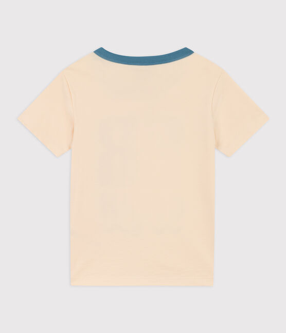 Camiseta de algodón de manga corta para niño blanco AVALANCHE/ MULTICO