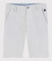 Bermudas de mil rayas de niño gris GRIS/blanco MARSHMALLOW