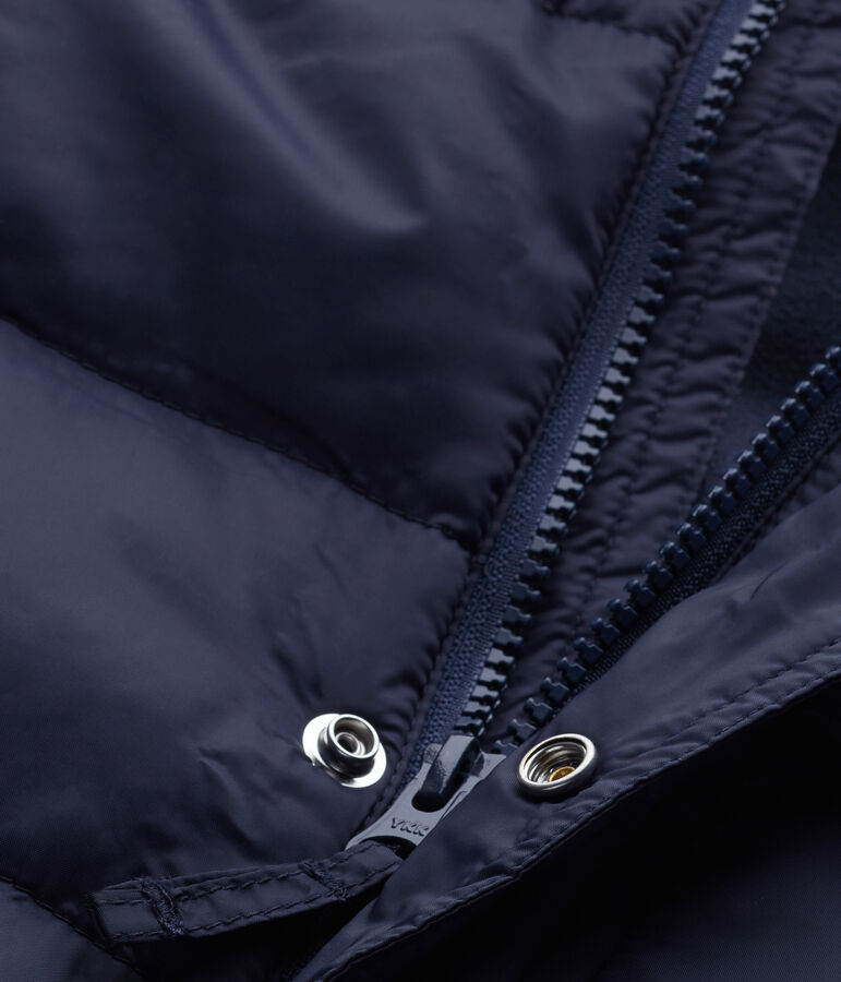 Anorak de ni&ntilde;o deperlante forrada azul