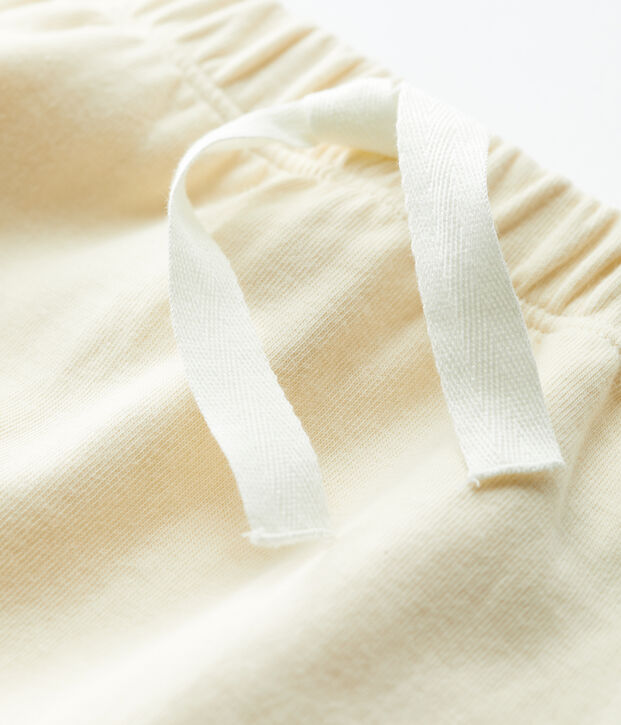 Pantal&oacute;n de jersey grueso de beb&eacute; crudo