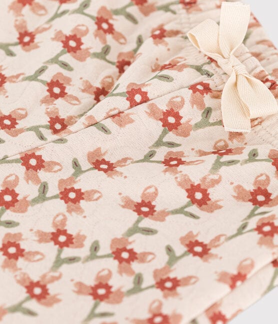 Pantalón de túbico acolchado estampado para bebé blanco AVALANCHE/ MULTICO