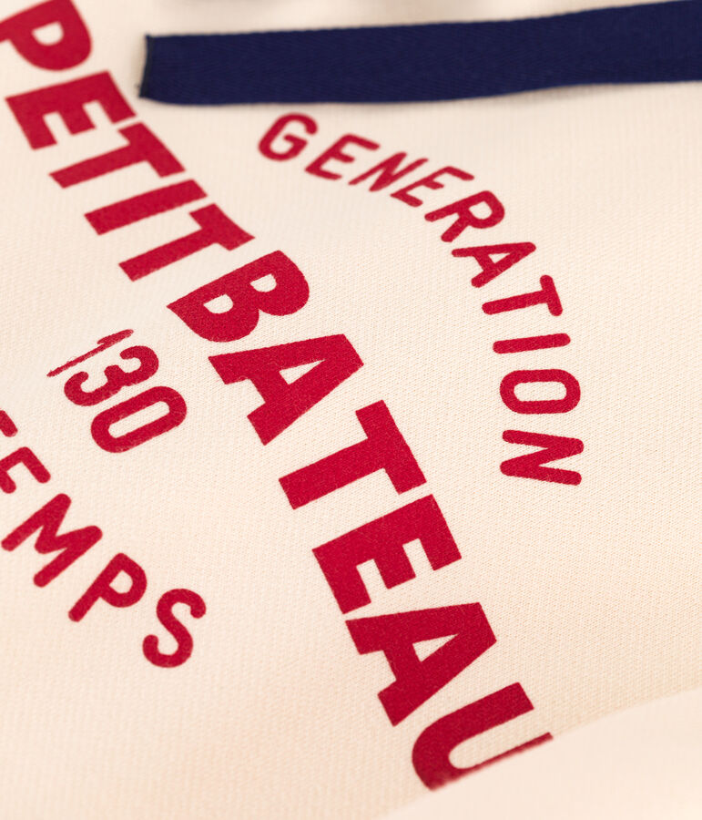 Sudadera de felpa con capucha para mujer crudo