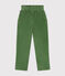 Pantalón de terciopelo para niña verde PALMERAIE