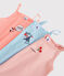 Juego de 3 camisas de tirantes con tema de París de niña de algodón variante 1
