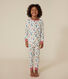 Pijama infantil de algodón con estampado de París