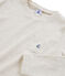 Camiseta de manga larga para niño beige MONTELIMAR CHINE