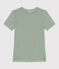 Camiseta Icónica de algodón a rayas para mujer PALMERAIE/ MARSHMALLOW