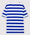 Vestido de rayas de mujer azul SURF/blanco MARSHMALLOW