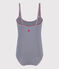 Bañador infantil a rayas azul MEDIEVAL/blanco MARSHMALLOW
