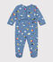 Pijama de felpa cepillada con estampado espacial para bebé azul BEACH/ MULTICO