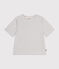 Camiseta Boxy de túbico para mujer blanco AVALANCHE/ SKY CHINE