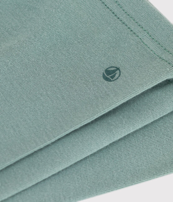 Leggings lisos de algodón para bebé verde PAUL