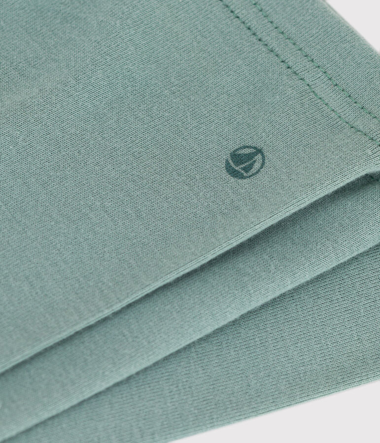 Leggings lisos de algod&oacute;n para beb&eacute; verde PAUL