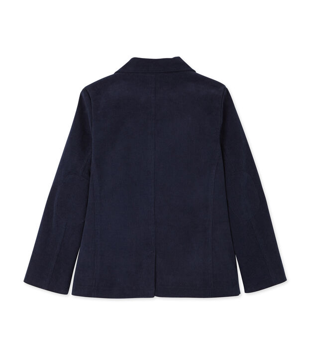 Chaqueta de terciopelo para ni&ntilde;o azul