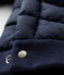 Pantalón de bebé en cálido plumón unisex azul SMOKING