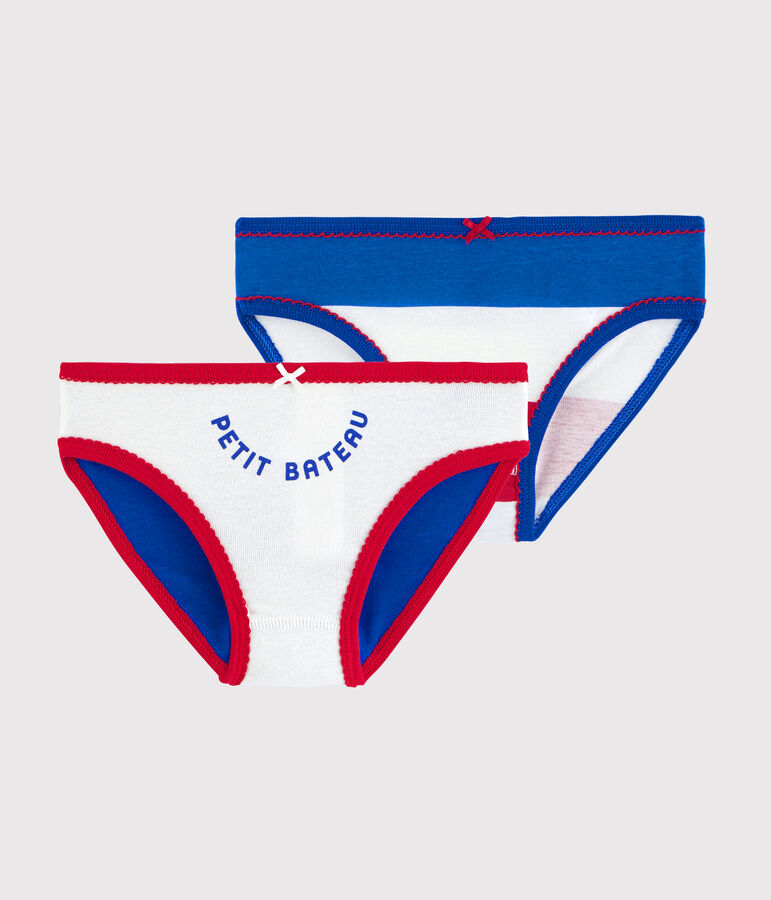 Juego de 2 braguitas Made in France para ni&ntilde;a variante 1