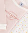 Juego de 2 pijamas de algodón con corazoncitos para niña variante 1