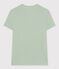 Camiseta L'ICONIQUE de algodón de punto «cocotte» para mujer verde HERBIER