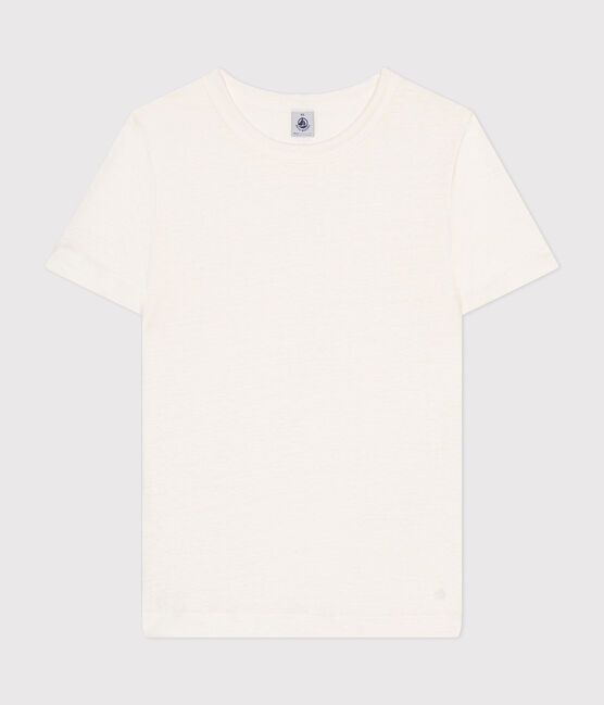 Camiseta, La Icónica de lino de mujer blanco ECUME