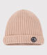 Gorro de punto tricotado con forro polar para bebé