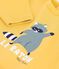 Sudadera de algod&oacute;n con estampado de animal para beb&eacute; amarillo