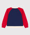 Chaqueta teddy de muletón afelpado para niño azul CHALOUPE/blanco MULTICO