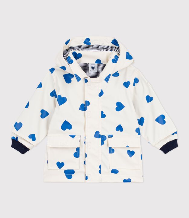 Chubasquero ic&oacute;nico para beb&eacute; azul/azul