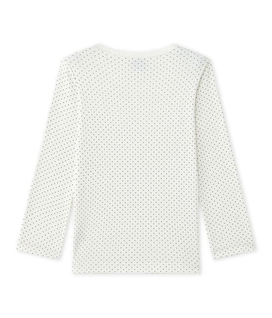 Tee-shirt de pyjama fille Mix & Match blanco LAIT/gris MAKI