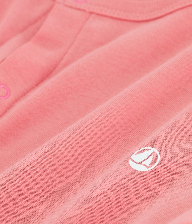 C&aacute;rdigan de algod&oacute;n org&aacute;nico de ni&ntilde;a rosa