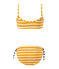 Bikini naranja FUSION/blanco MARSHMALLOW