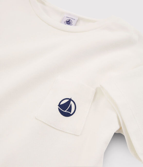 Camiseta de niño blanco MARSHMALLOW