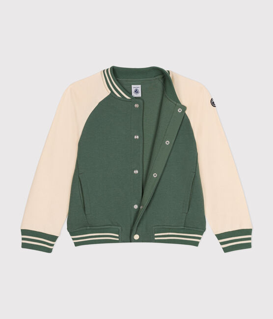 Chaqueta teddy de felpa para niño verde CROCO/ AVALANCHE